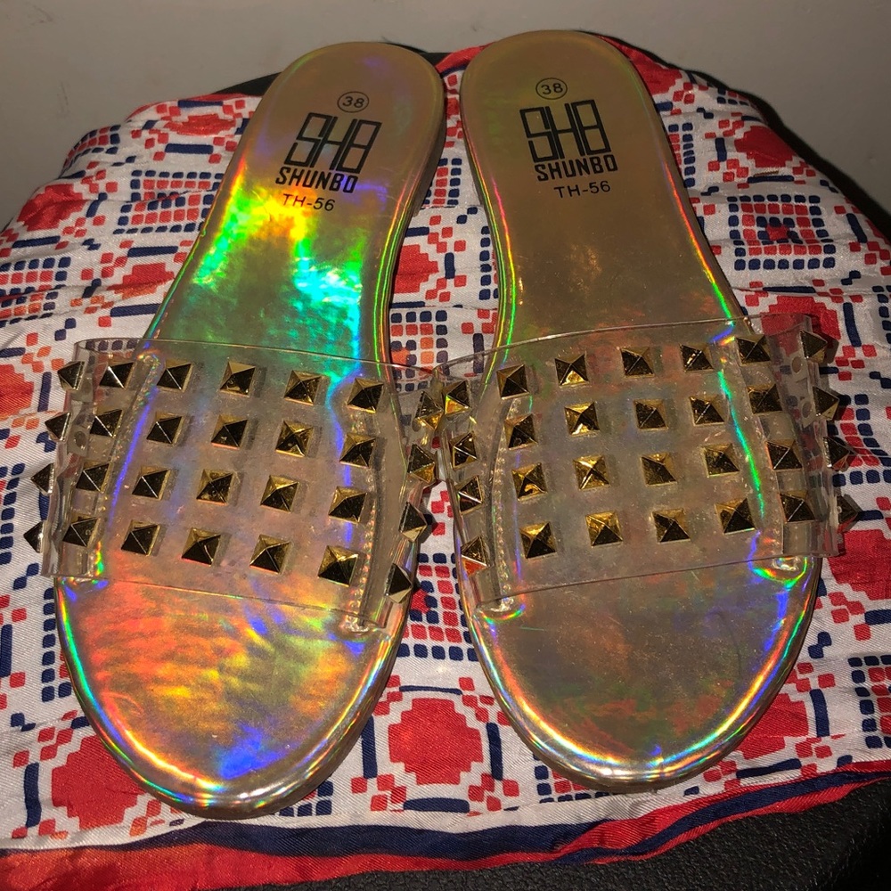 Clear Rhinestone Slides 💛 - Picture 2 of 2